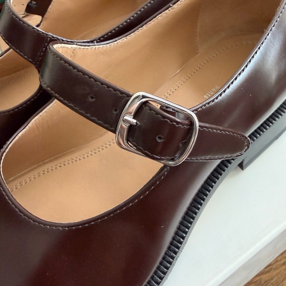 Maison Martin Margiela Brown Tabi Mary Jane Flats - Picture 6 of 6
